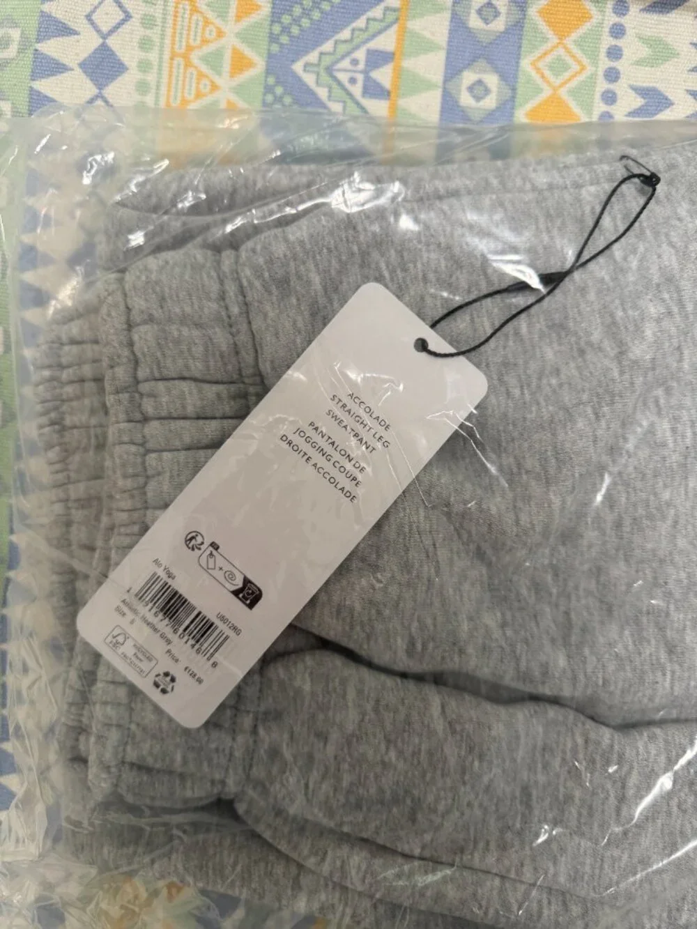 Alo Yoga Accolade Full Zip Hoodie And Straight Leg Sweatpant Set Size S